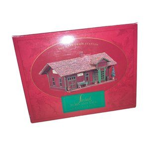 Hallmark Sarah Plain and Tall Hays Train Station House  Building